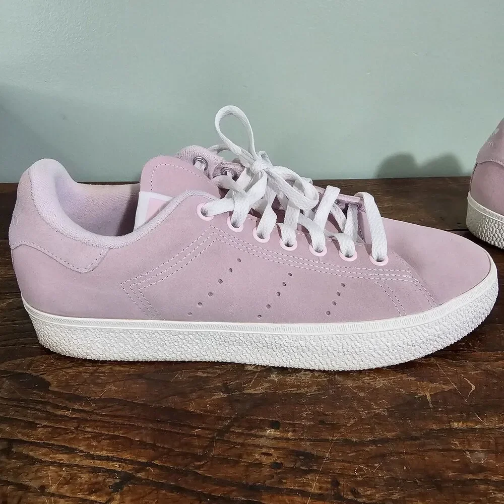 adidas Stan Smith CS Clear Pink‎ Suede Womens Size 9